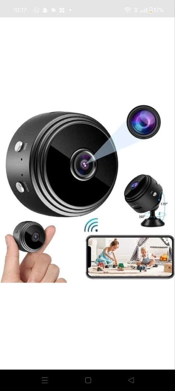 TECHNOVIEW Wireless WiFi, HD 1080p Mini Portable Security Camera,