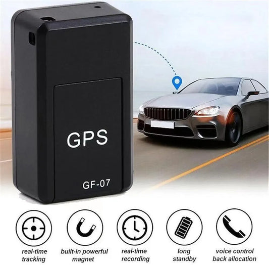 GPS Wireless Tracker with Voice Recording, Magnetic Real Time Tracking GPS Tracker for Kids Safety, Bikes, Cars, Elders & Pets (GF-07 GPS Tracker) (GF-07)