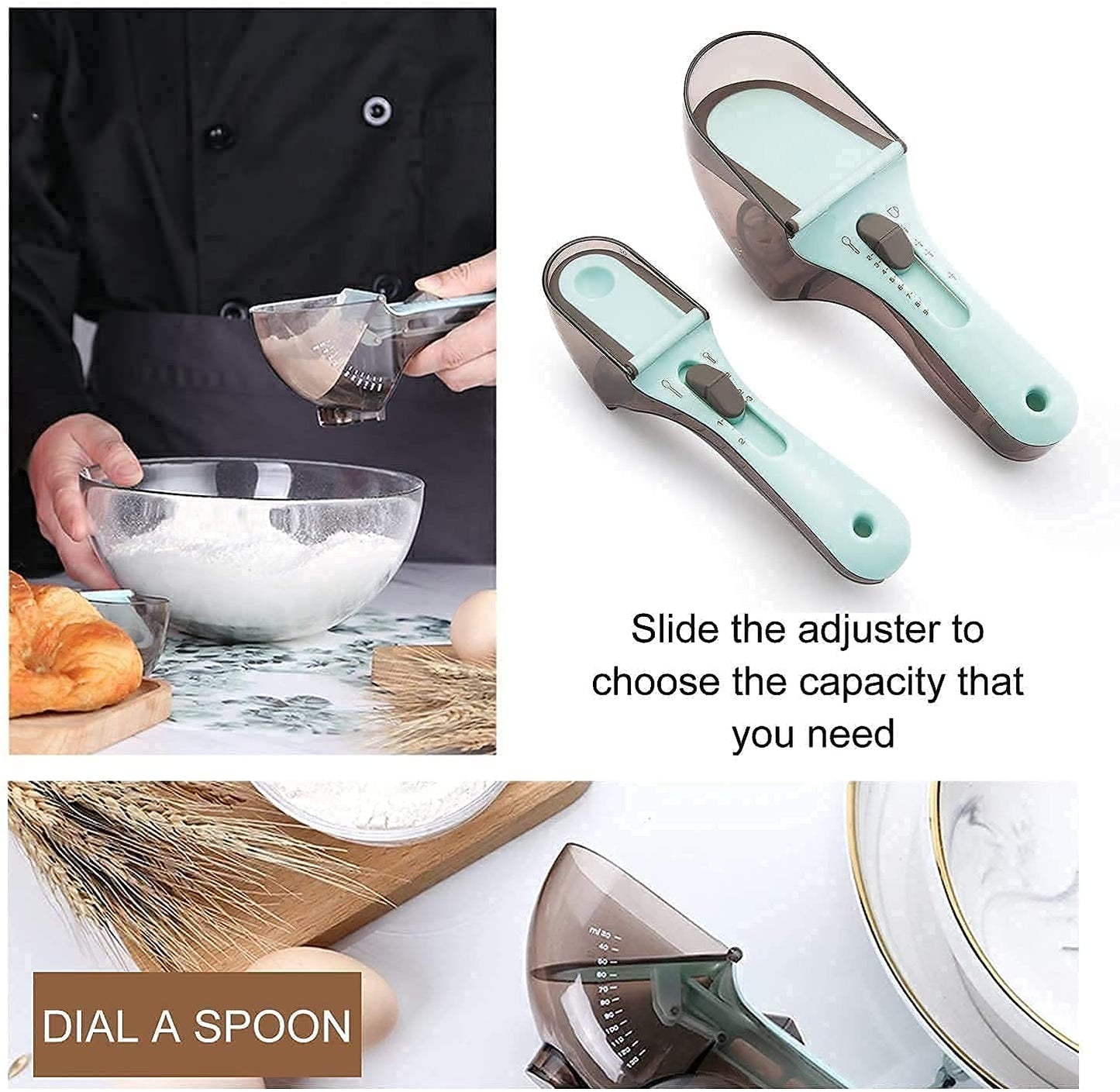 2 In 1 Measuring Spoon